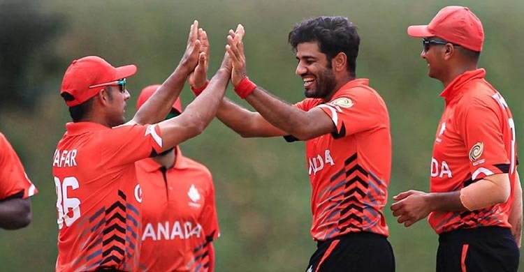 টানা দ্বিতীয়বার টি-টোয়েন্টি বিশ্বকাপে কোয়ালিফাই করলো কানাডা
